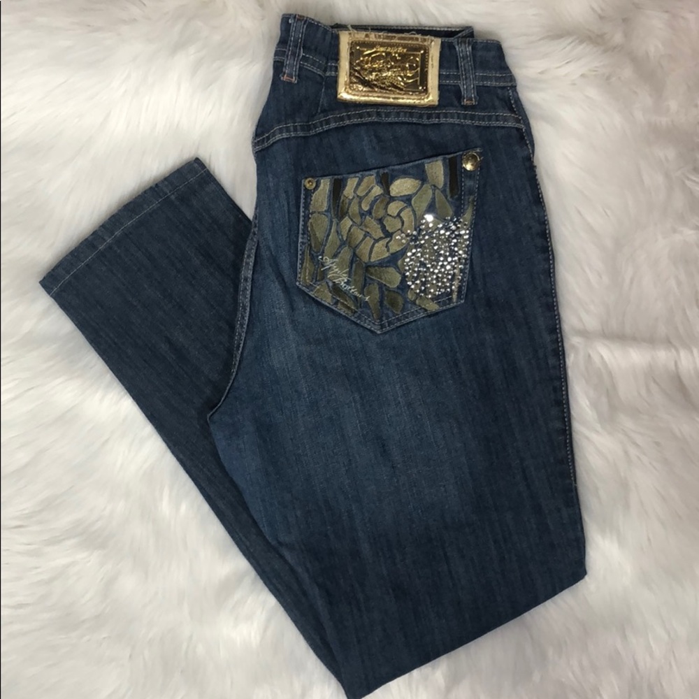 Apple bottom high rise jeans
